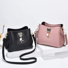 Women's Bucket Bag European Style Shoulder Messenger Bag