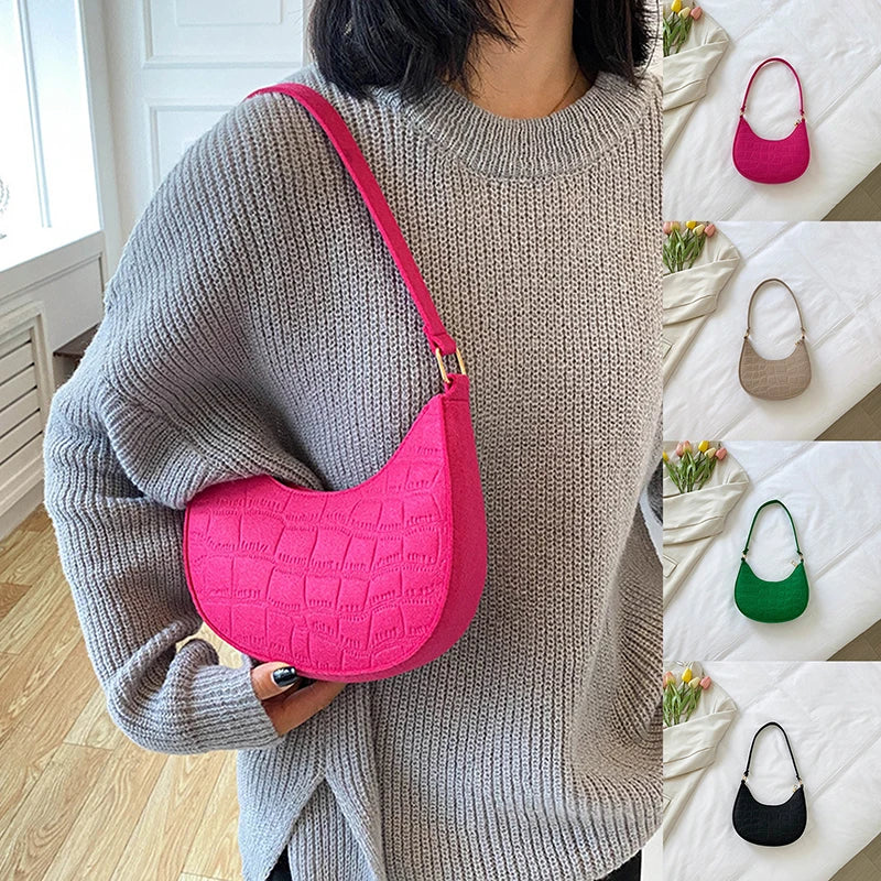 Green Leather Tote Bag Women Handbag Mini Chain Shoulder Pouch