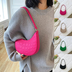Green Leather Tote Bag Women Handbag Mini Chain Shoulder Pouch