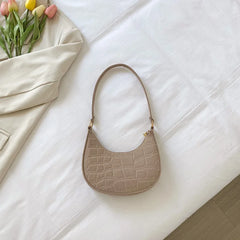 Green Leather Tote Bag Women Handbag Mini Chain Shoulder Pouch