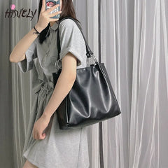 Women's Shoulder Bags Large Capacity PU Leather Wild Bags Sac A Main Femme