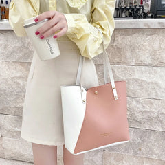 Large Women's Bag Shoulder Bags High Pu Leather Ladies Wild Bags