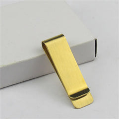 Stainless Steel Money Clip Cash Holder Portable Wallet
