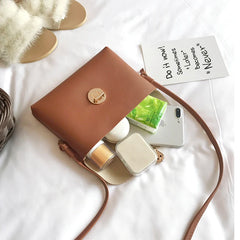 Delicate Handbags High PU Leather Women Crossbody Bags Female Street