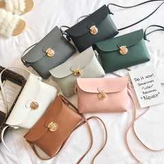 Delicate Handbags High PU Leather Women Crossbody Bags Female Street