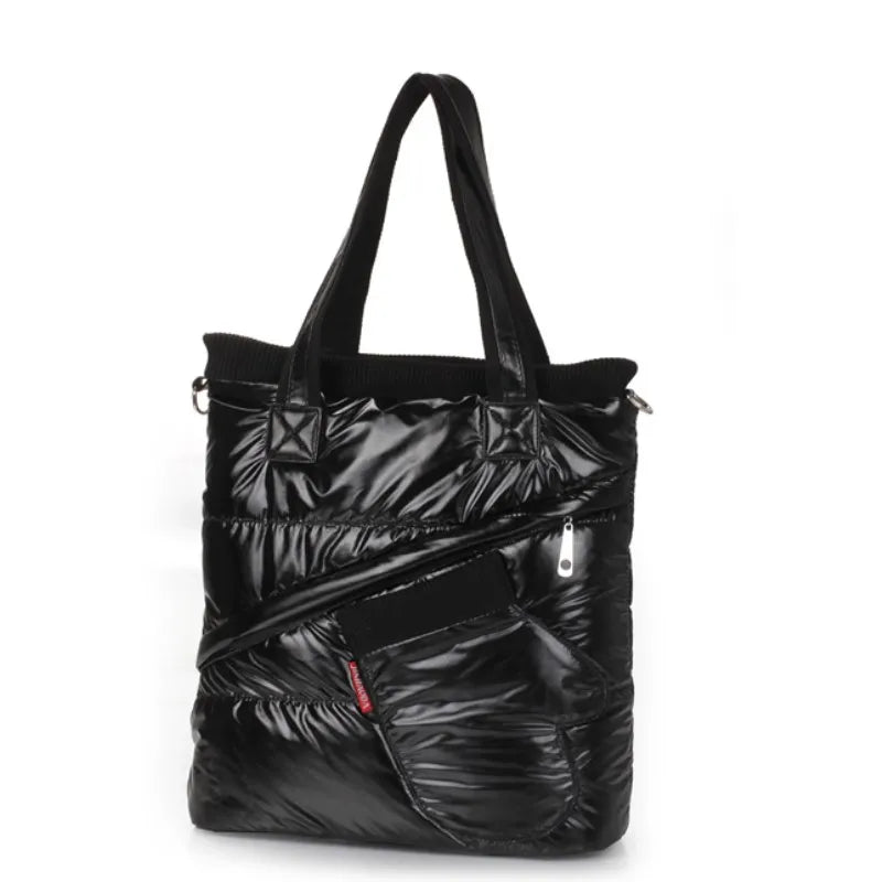 Hot Women Winter Mobile Space Glove Bag Female Down Bags Cotton-padded Jacket