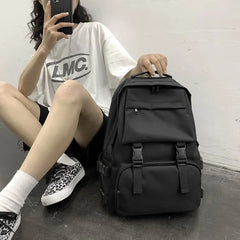Oxford Waterproof Women Backpack College Style Schoolbag For Teenage Girls