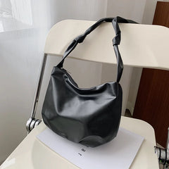 Hot Pure Colour High PU Leather Women Crossbody Bag Small Subaxillary Bag