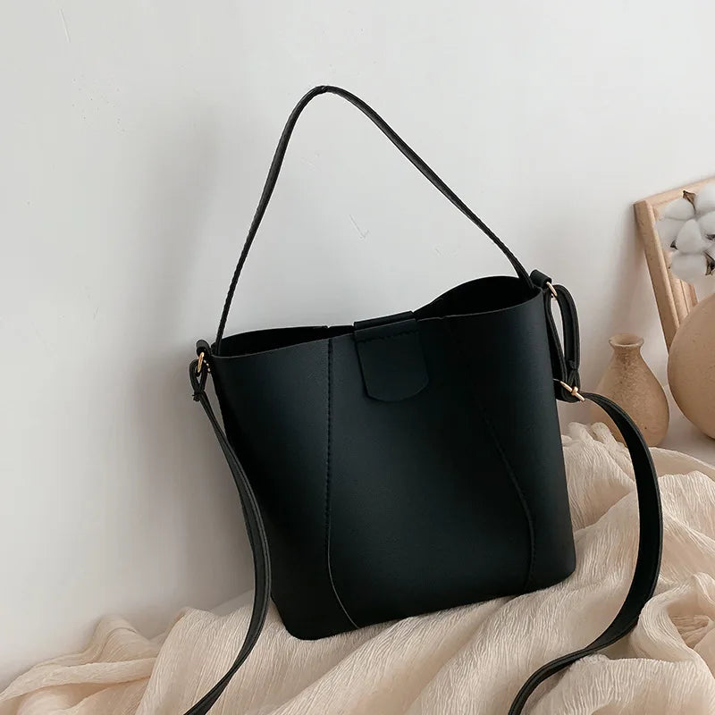 Retro Soft Women Crossbody Bags Vintage Shoulder Bags Casual Totes