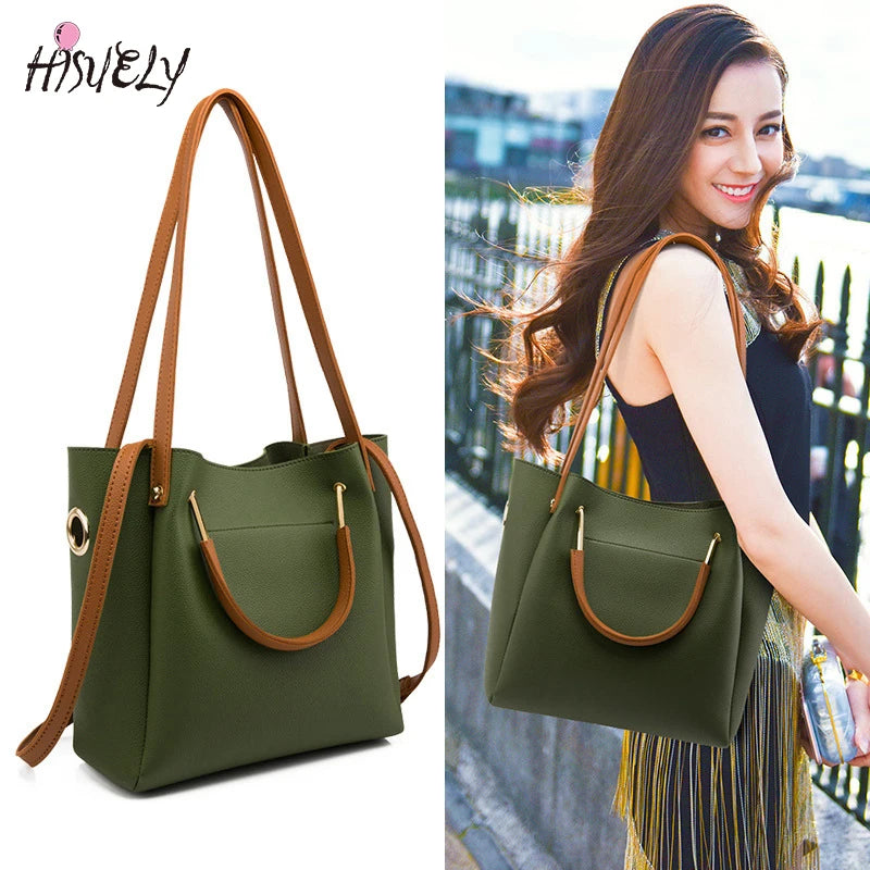 Vintage Soft Crossbody Bags for Women Retro Top-handle Shoulder Totes Bolsos