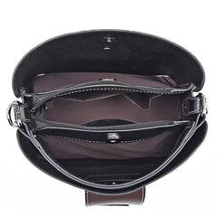 Retro Casual Bucket Bag Women One-shoulder Messenger Bag