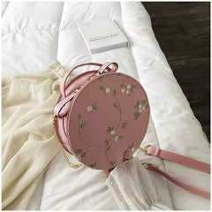 Sweet Lace Round Handbags Women Crossbody
