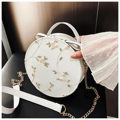 Stylish Lace Round Handbags Women Crossbody Bags