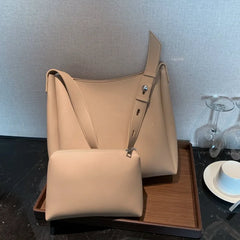 Stylish Women's Handbag Set - Large Capacity Shoulder Bags