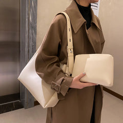 Stylish Women's Handbag Set - Large Capacity Shoulder Bags