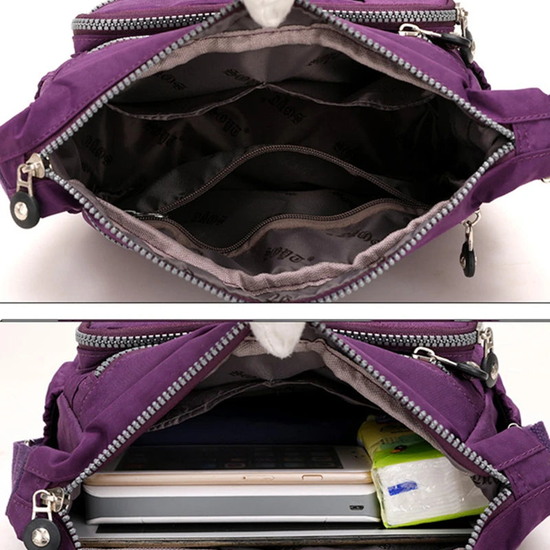 Hot Women Handbags Messenger Bag Waterproof Cloth Bag Diagonal Shoulder Bag