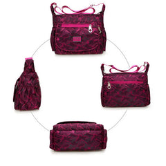 Waterproof Cloth Crossbody Bag Shoulder Bag Travel Messenger Bag