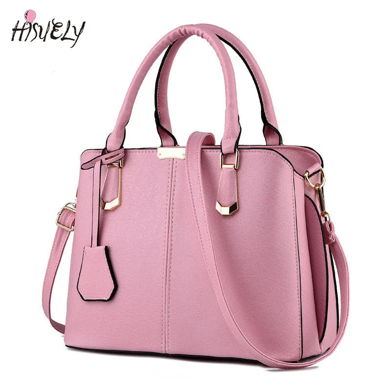 Hot Women PU Leather Handbags Tote Hobos Ladies Shoulder Bags Bolsa Feminina