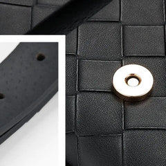 Faux Leather Waist Bag Retro Pouch Chain Belt