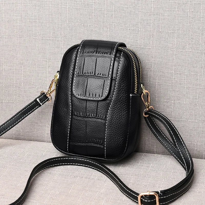 Women's One Shoulder Crossbody Phone Bag Vertical Mini Bag