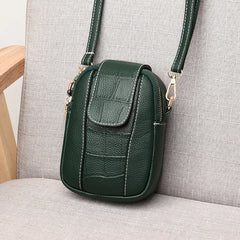 Women's One Shoulder Crossbody Phone Bag Vertical Mini Bag