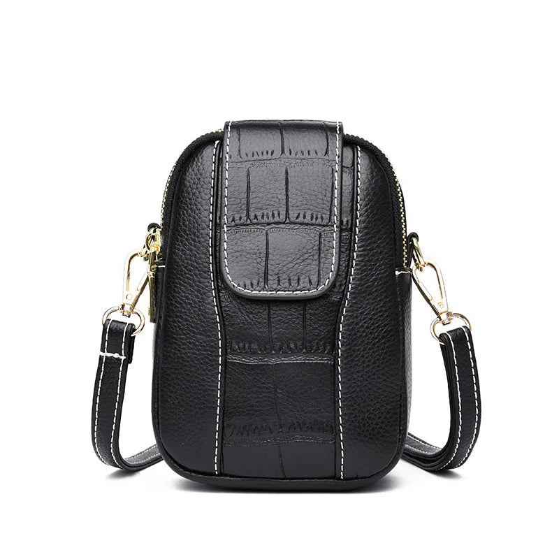 Women's One Shoulder Crossbody Phone Bag Vertical Mini Bag