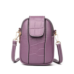 Women's One Shoulder Crossbody Phone Bag Vertical Mini Bag