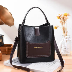 Stylish Bucket Bag Women's Full Contrast Bag