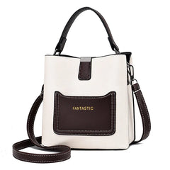 Stylish Bucket Bag Women's Full Contrast Bag