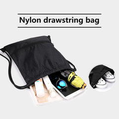 Drawstring Bag Women Men Nylon Backpacks Outdoor Travel School Bags