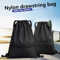 Drawstring Bag Women Men Nylon Backpacks Outdoor Travel School Bags