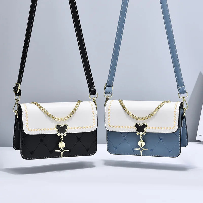 Hot Selling Ladies One-shoulder Small Square Bag Autumn All-match Small Girl Hea