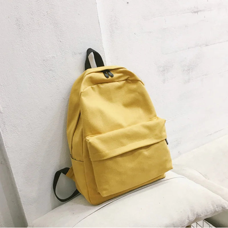 Large Capacity Canvas Backpack for Girls -B5