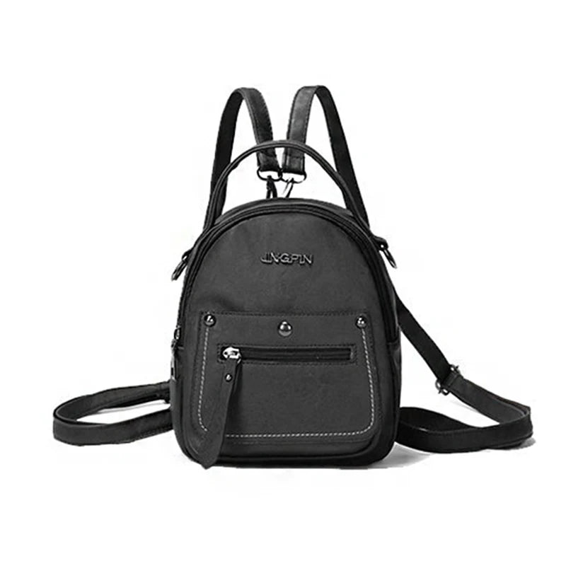 Large Capacity PU Leather Backpack for Women