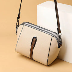 Spring Women's Cross-body Soft Leather Single-shoulder Shell Bag