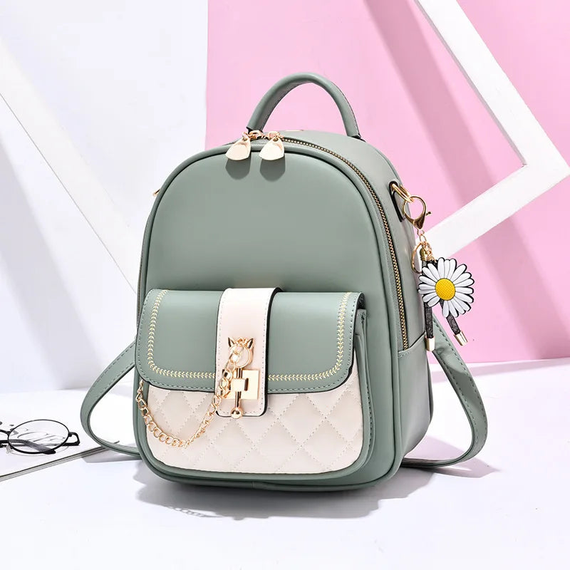 Casual Shoulder Bag Women 2022 Summer Diamond-shaped Travel Backpack Women