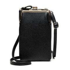 Vertical One Shoulder Cell Phone Case and Wallet Phone Purse Bag