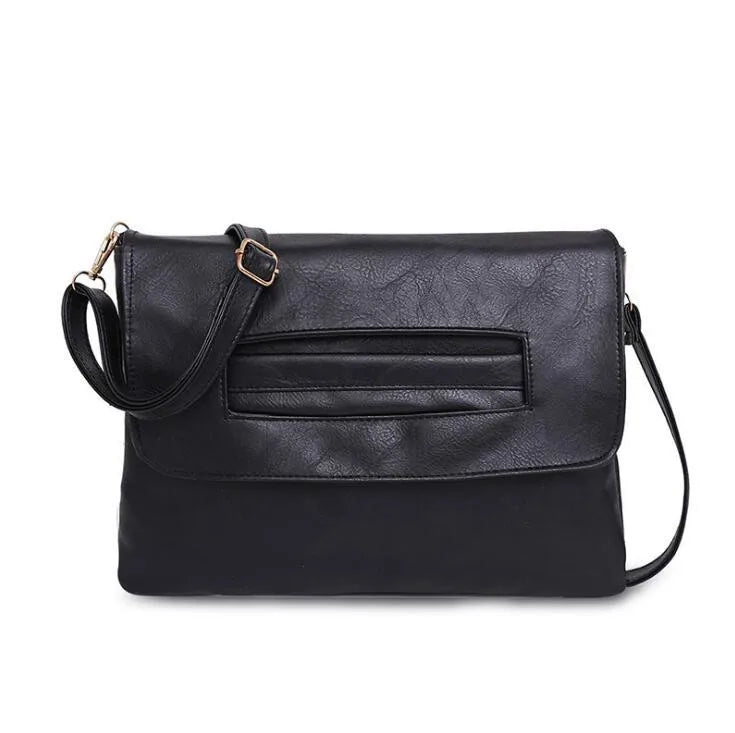 Women Leather Envelope Clutch Bag Crossbody Messenger Handbag S1183
