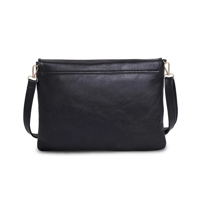 Women Leather Envelope Clutch Bag Crossbody Messenger Handbag S1183