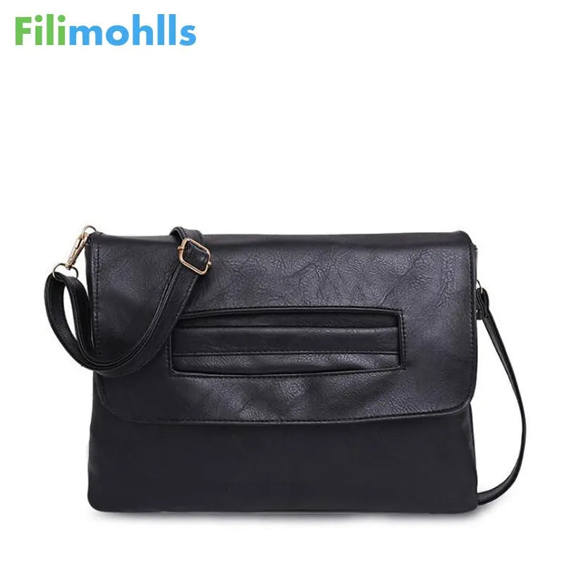Women Leather Envelope Clutch Bag Crossbody Messenger Handbag S1183