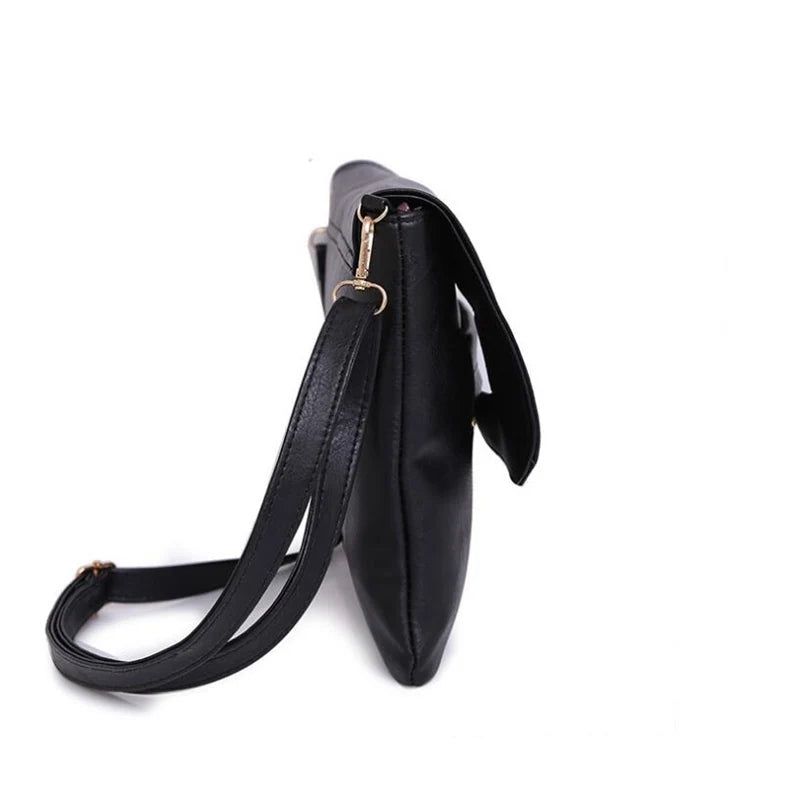 Women Leather Envelope Clutch Bag Crossbody Messenger Handbag S1183