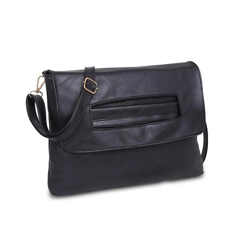 Women Leather Envelope Clutch Bag Crossbody Messenger Handbag S1183