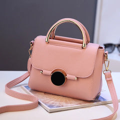 Spring Lock Handbags One-shoulder Messenger Bag Women