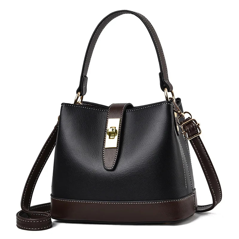Spring Bucket Bag for Women, Large Capacity Shoulder Bag