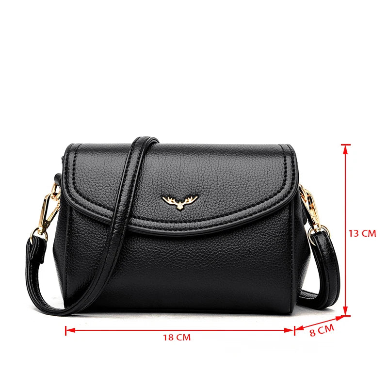 Women's Shoulder Bag High Capacity Crossbody Bags Leather Messenger