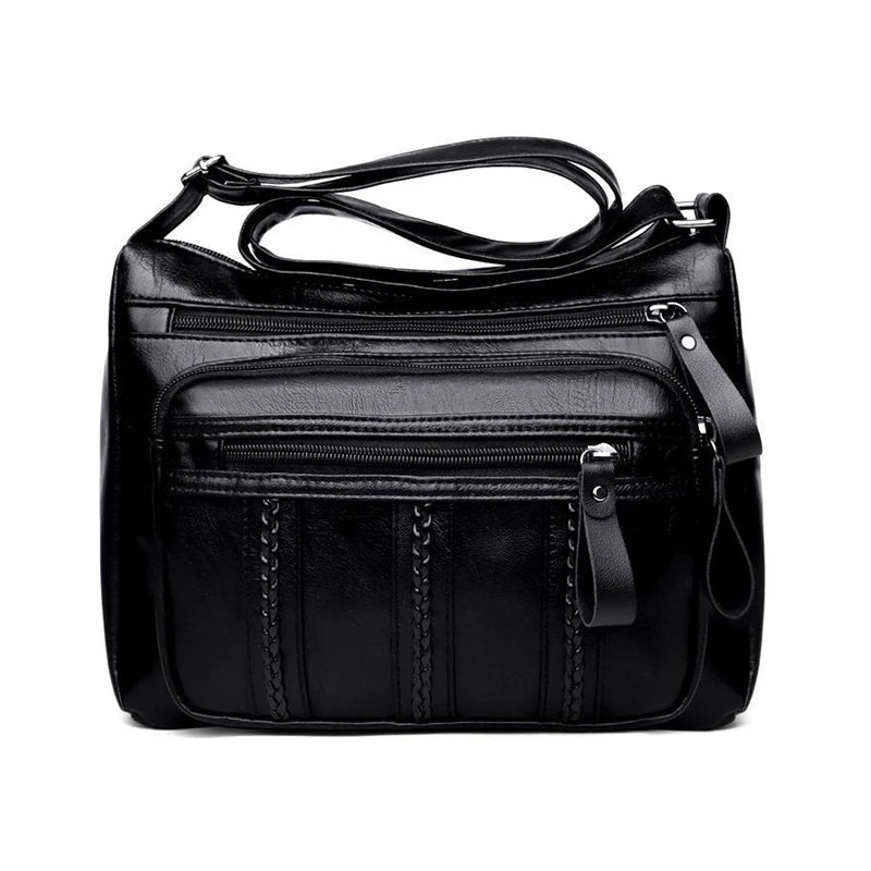 Soft Leather Ladies Handbag Crossbody Shoulder Messenger Bag