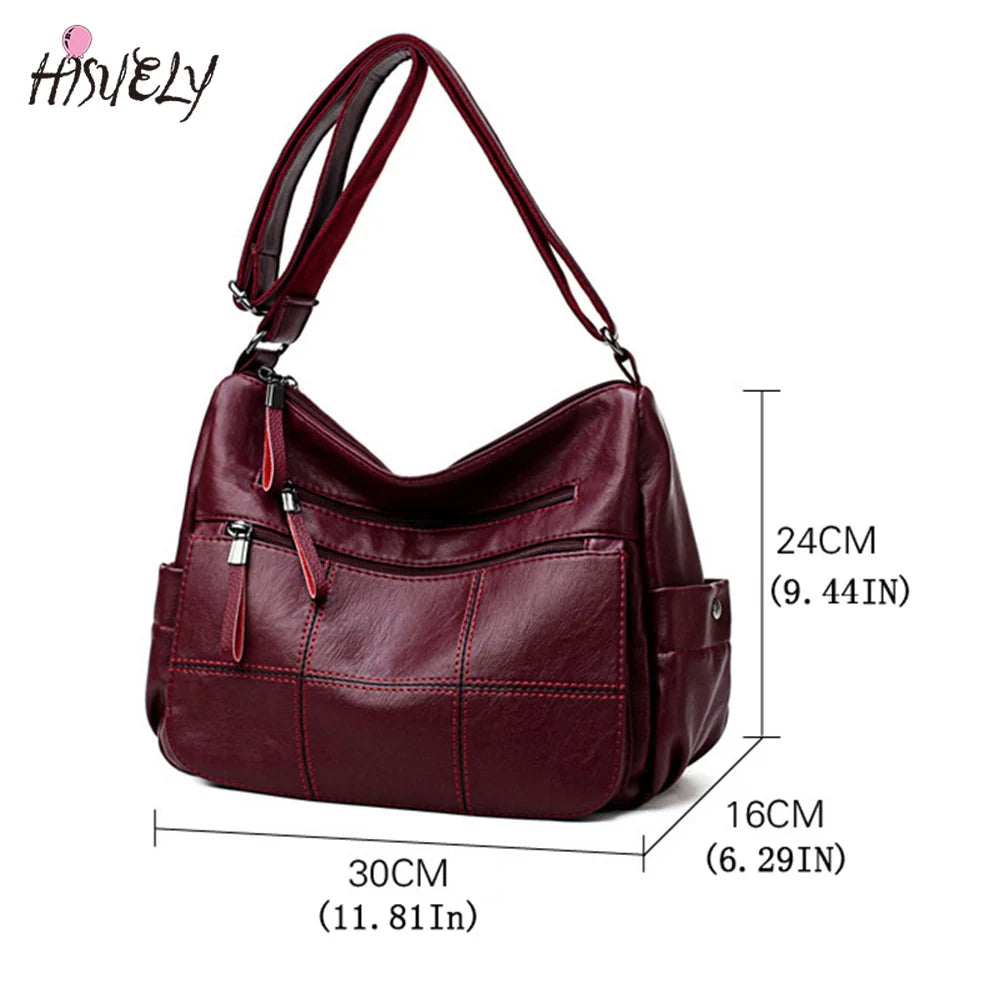 Hot Soft Leather Ladies Hand Bags Female Crossbody Bags for Women