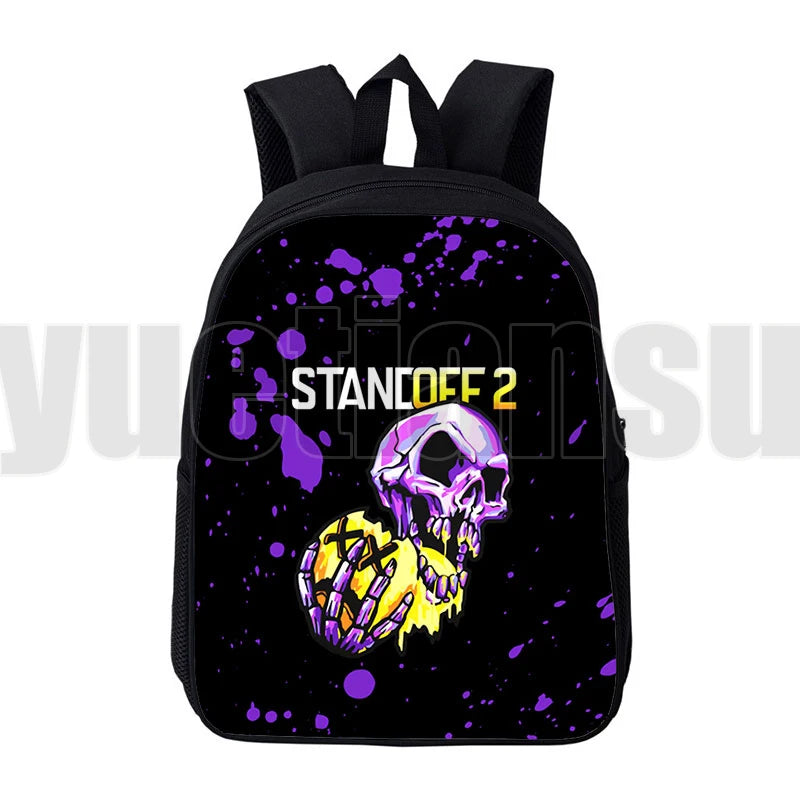 Standoff 2 3D Backpack Boys Girls High Mochila Men Women Anime Travelbag