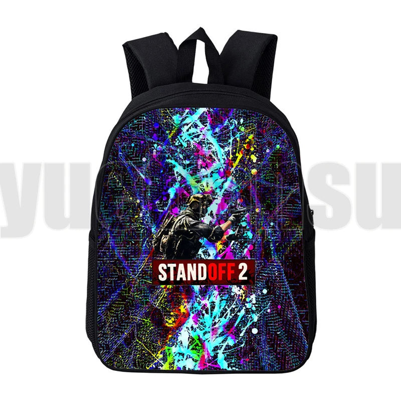 Standoff 2 3D Backpack Boys Girls High Mochila Men Women Anime Travelbag