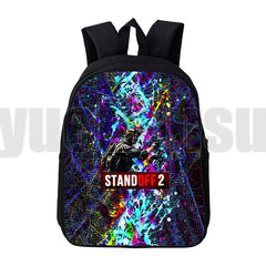 Standoff 2 3D Backpack Boys Girls High Mochila Men Women Anime Travelbag
